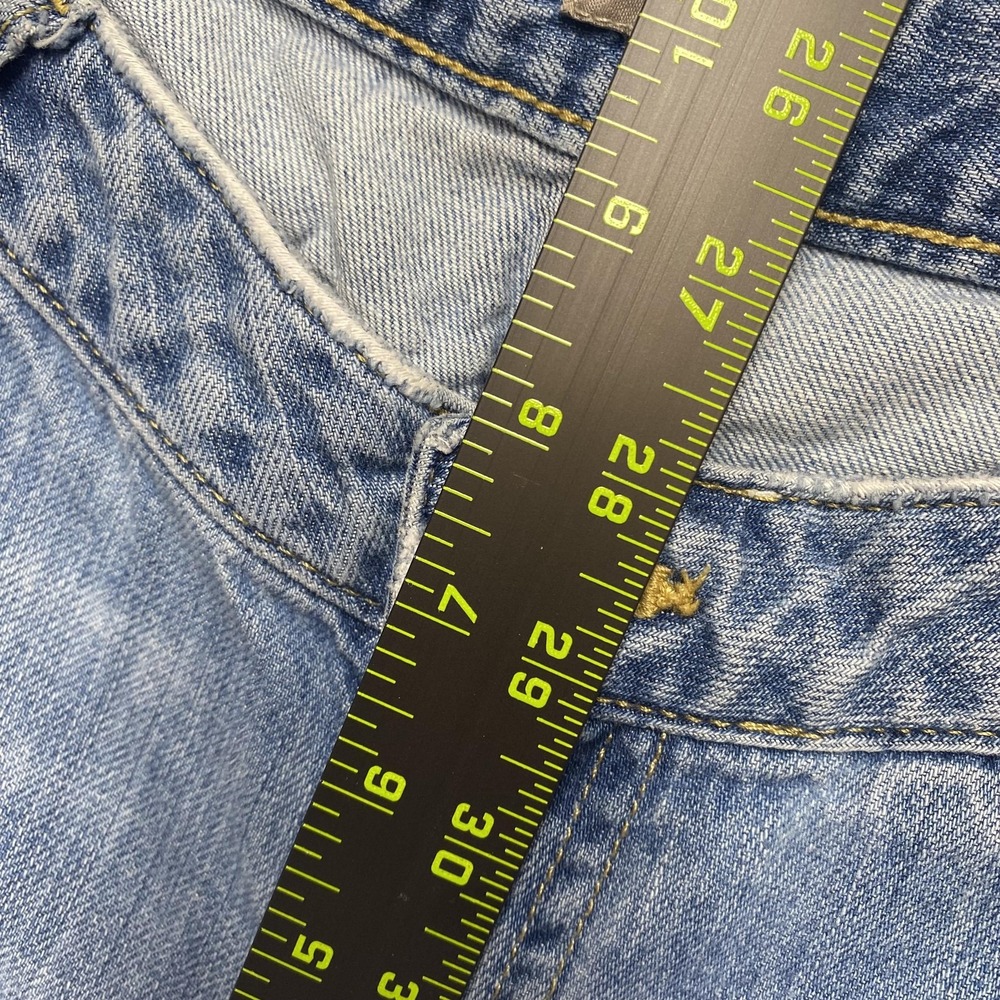J Jill Jeans Womens 4 Light Wash Blue Straight Leg 100% Cotton Denim Pants - Picture 11 of 12
